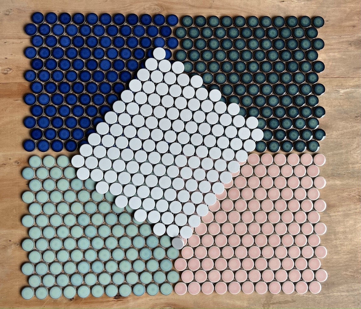 Gạch trang trí bi tròn