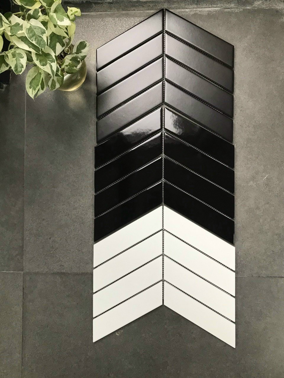 Gạch thẻ hình xương cá