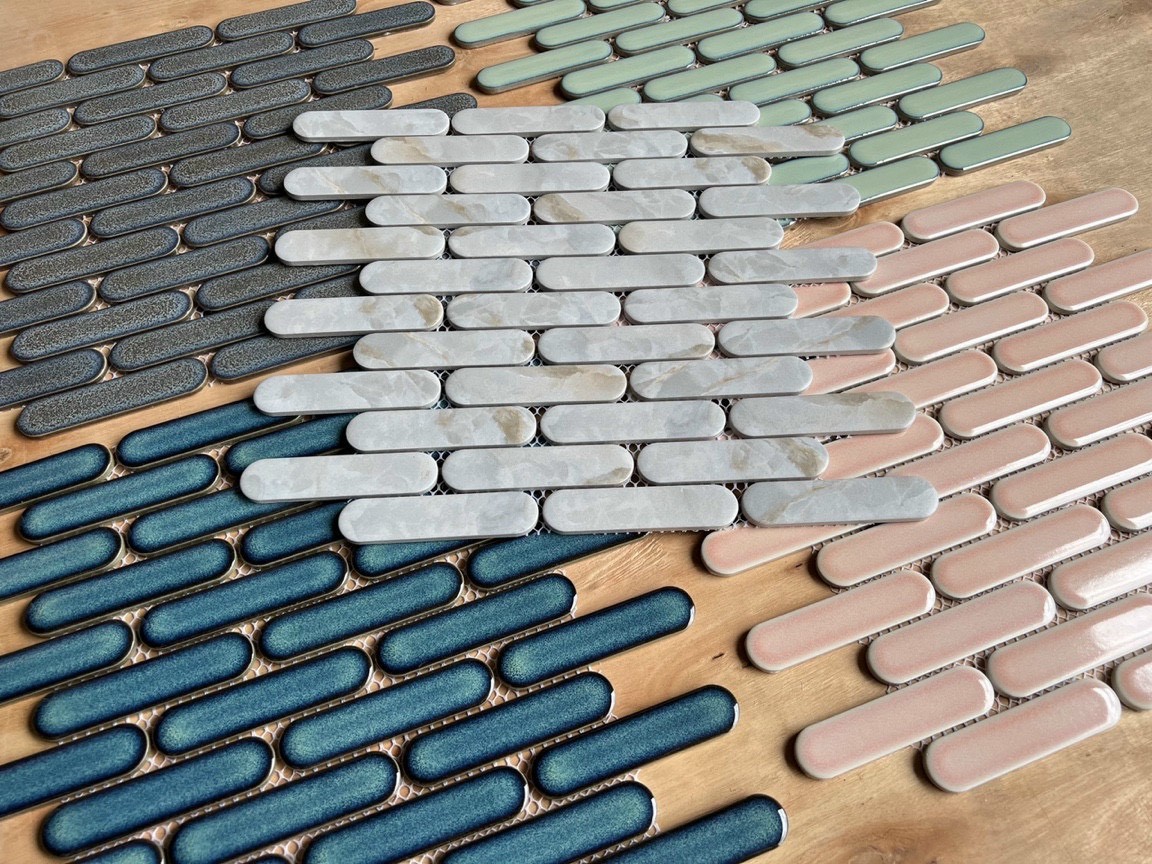 Gạch mosaic thẻ vòm