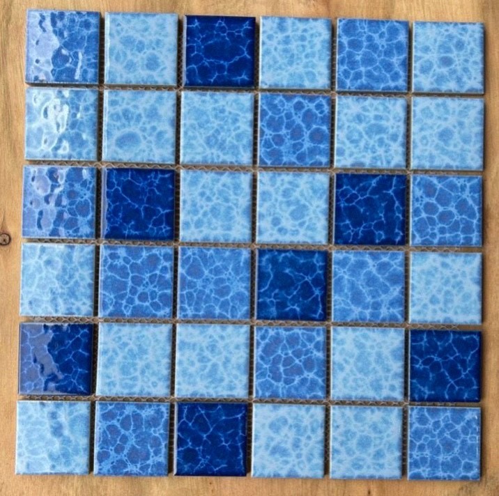 Gạch mosaic gốm men hoa 483H