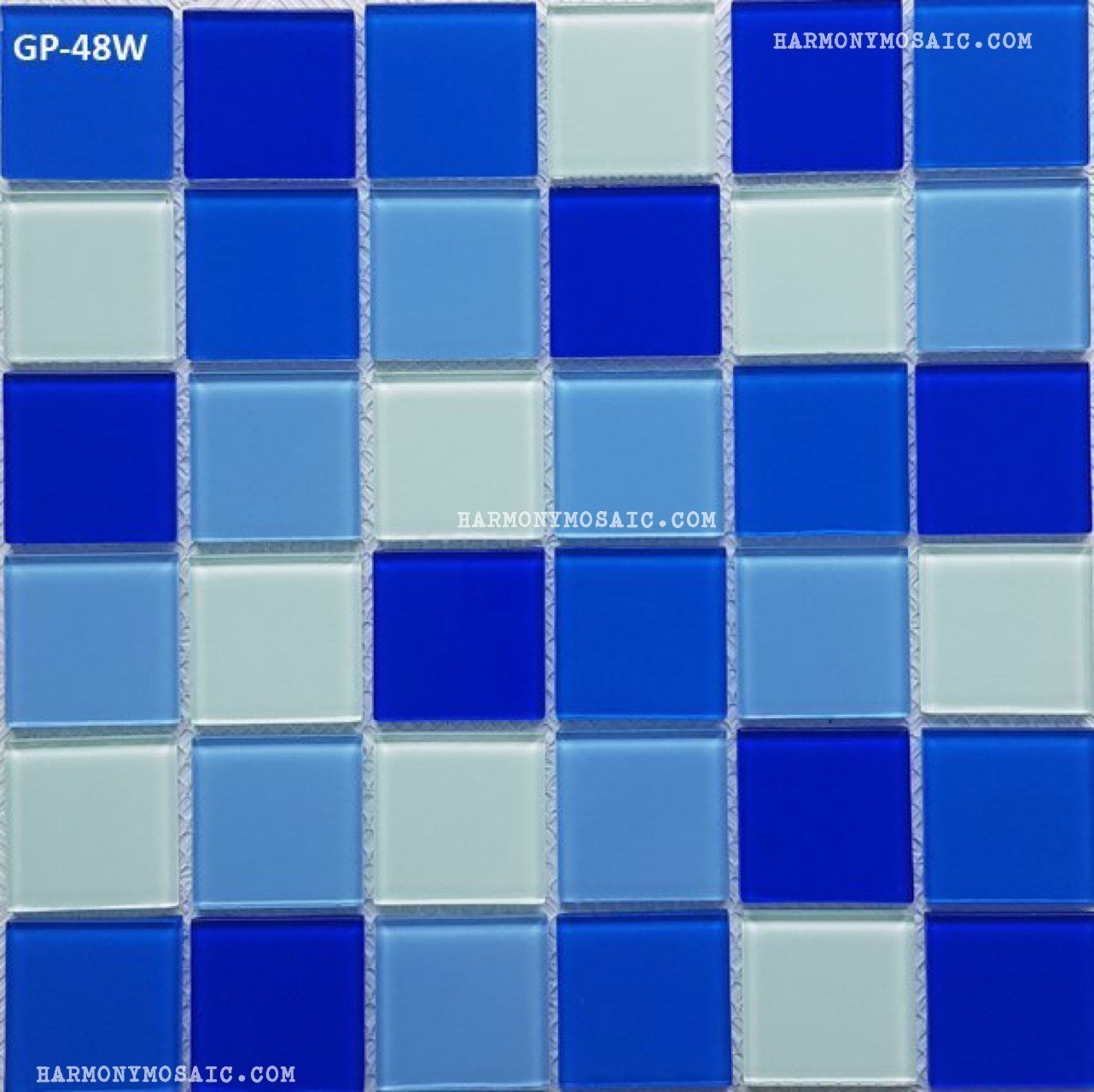 Gạch mosaic thủy tinh GP-48W