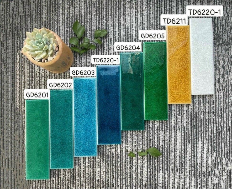 Gạch thẻ men rạn KT 60x200mm