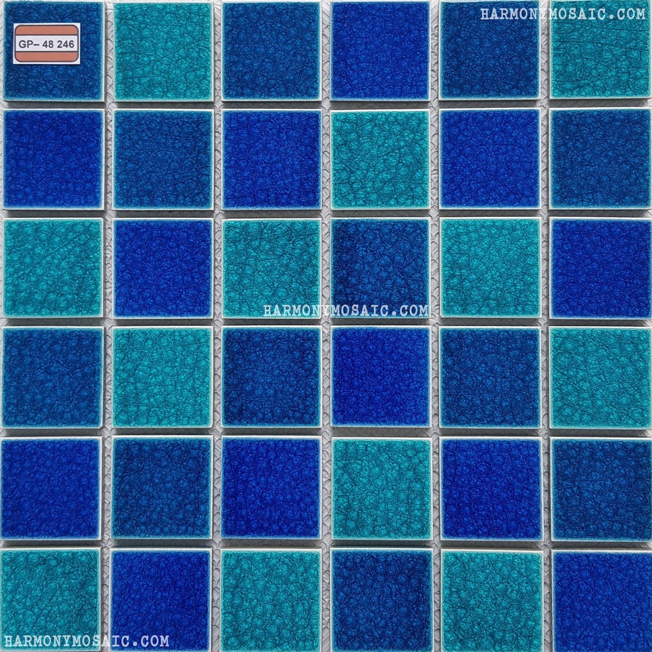 Gạch mosaic gốm phối màu GP48 246