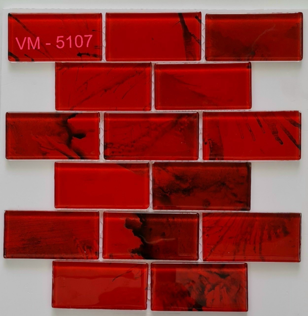 Gạch mosaic thủy tinh vân mây 5107