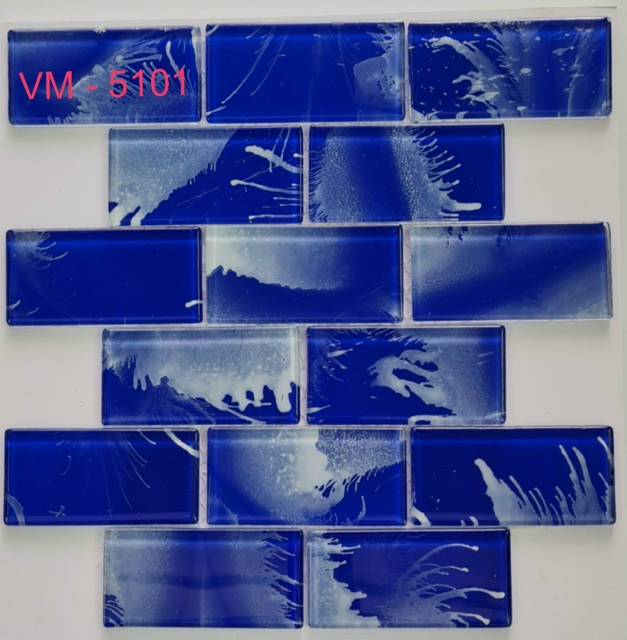 Gạch mosaic thủy tinh vân mây 5101