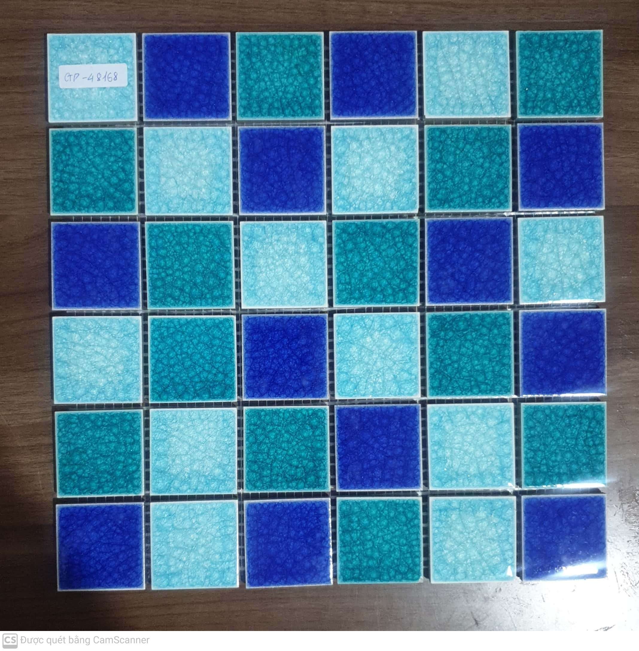 Gạch mosaic gốm men rạn GP-48168