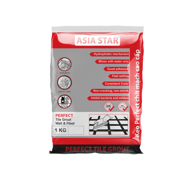 Keo chít mạch cao cấp PERFECT ASIA CMM-BH 1KG ( CÁC MÀU )