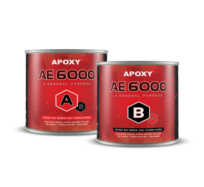 Keo epoxy 2 thành phần APOXY AE 6000 bộ 10kg