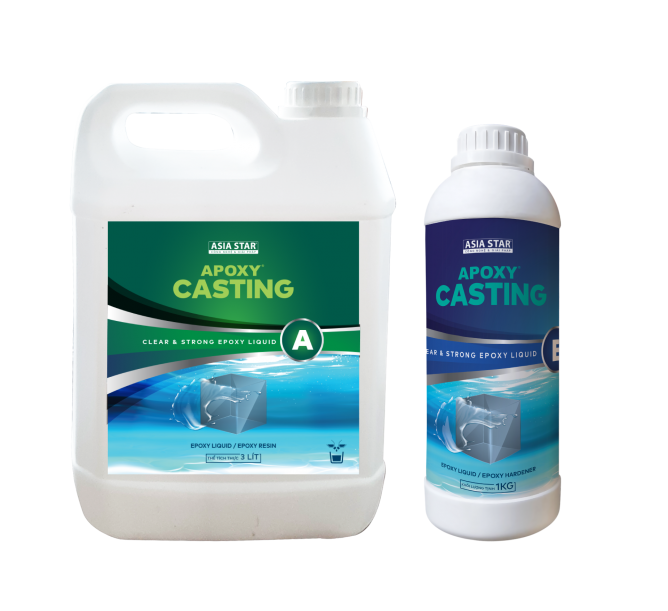 Keo epoxy 2 thành phần APOXY CASTING bộ 20kg