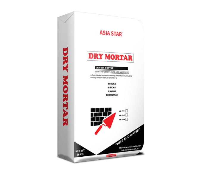 DRY MORTAR AS-75M vữa khô trộn sẵn bao 50kg